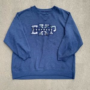 Vintage 90’s Plaid Express Crewneck Sweatshirt